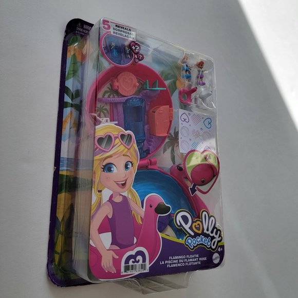 Polly Pocket Flamingo Floatie - brand new in package - Picture 4 of 7